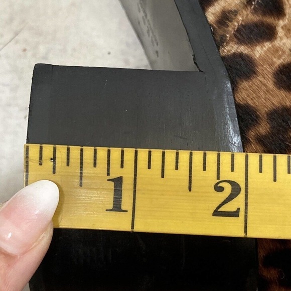 Freda Salvador Ace Bootie Women's Size 7 Lace Up Combat Boots Cheetah‎ Haircalf - Picture 13 of 13